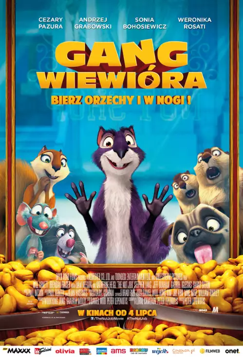 plakat filmu Gang Wiewióra