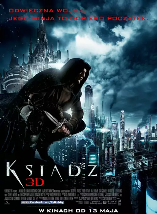 plakat filmu Ksiądz