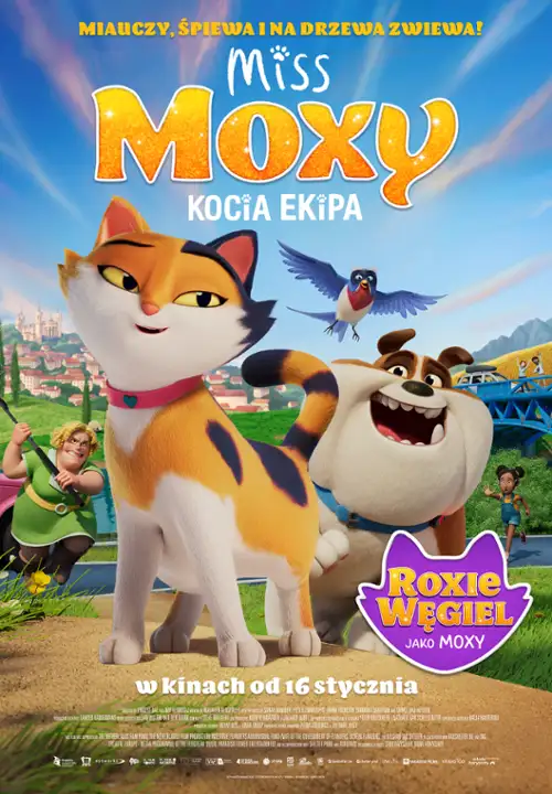 plakat filmu Miss Moxy. Kocia ekipa
