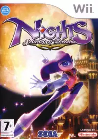 Plakat gry NiGHTS: Hoshi Furu Yoru no Monogatari