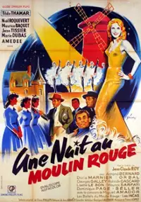 Plakat filmu Une nuit au Moulin-Rouge