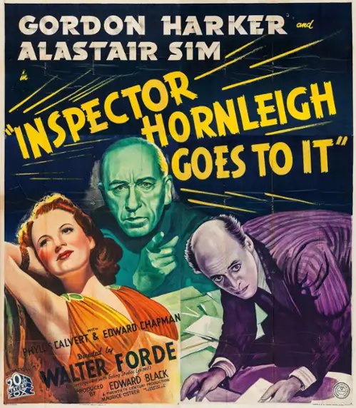 plakat filmu Inspector Hornleigh Goes to It