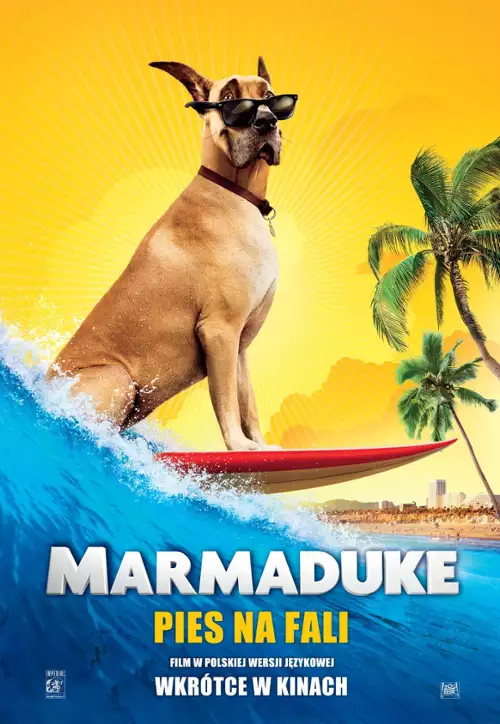 plakat filmu Marmaduke - pies na fali