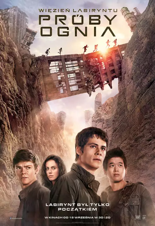 plakat filmu Więzień labiryntu: Próby ognia