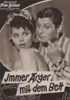 plakat filmu Immer Ärger mit dem Bett