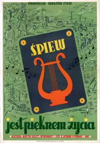 Plakat filmu Śpiew jest pięknem życia