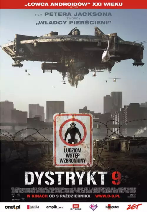 plakat filmu Dystrykt 9