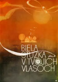 Plakat filmu Biela stužka v tvojich vlasoch