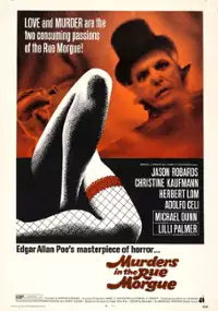 Plakat filmu Zab&oacute;jstwa przy Rue Morgue