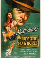 plakat filmu Ride the Pink Horse
