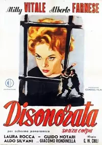 Plakat filmu Disonorata senza colpa