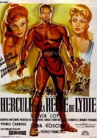 Plakat filmu Herkules i królowa Lidia