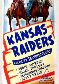 Plakat filmu Kansas Raiders