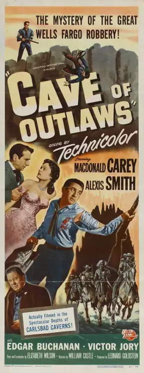 plakat filmu Cave of Outlaws