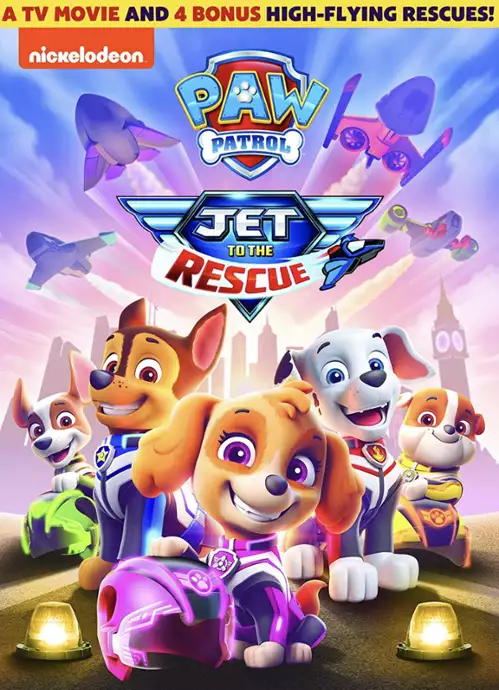 plakat filmu Psi patrol: Odrzutowce na ratunek