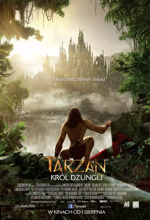 plakat filmu Tarzan. Król dżungli