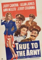plakat filmu True to the Army