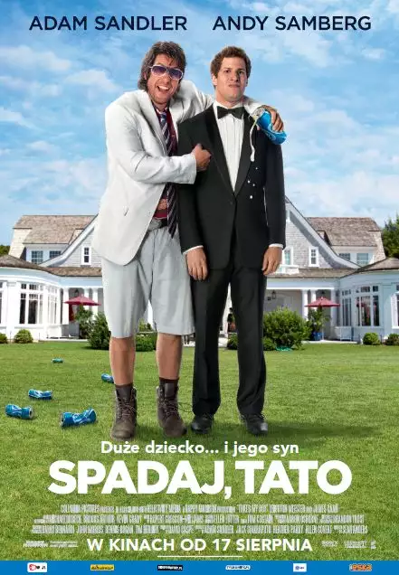 plakat filmu Spadaj, tato