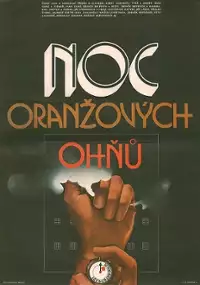 Plakat filmu Noc oranžových ohňů