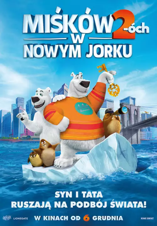 plakat filmu Miśków 2-óch w Nowym Jorku