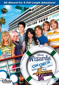 Plakat serialu Czarodzieje z Nie ma to jak statek i Hannah Montana