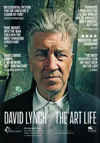 Plakat filmu David Lynch, żyć sztuką