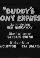 plakat filmu Buddy's Pony Express