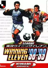 Plakat gry J.League Jikkyou Winning Eleven &#39;98-&#39;99