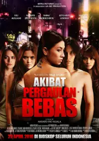 Plakat filmu Akibat pergaulan bebas