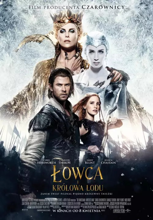 plakat filmu Łowca i Królowa Lodu