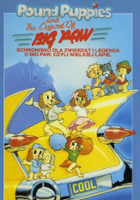 plakat filmu Schronisko dla zwierząt i legenda o Big Pow, czyli wielkiej łapie