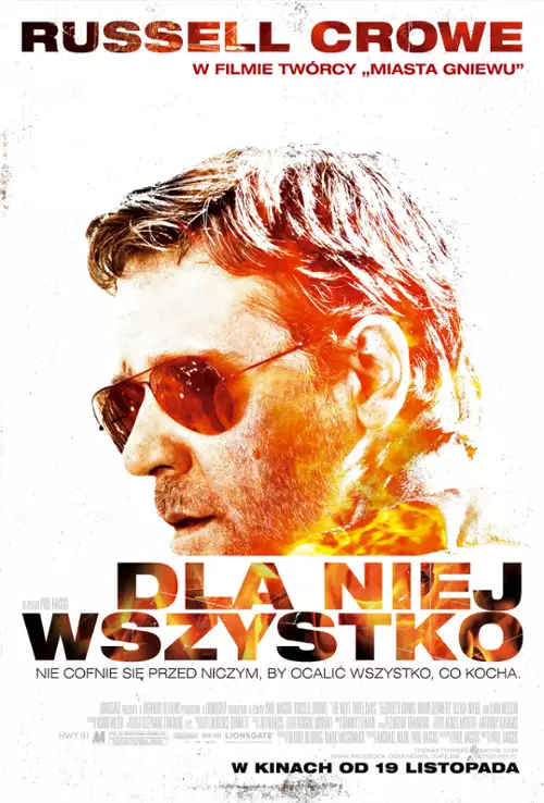 plakat filmu Dla niej wszystko