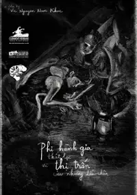 Plakat filmu Phi hành gia thất lạc và thị trấn của những dấu chân