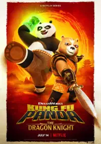 Plakat serialu Kung Fu Panda: Smoczy rycerz