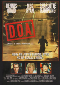 Plakat filmu Zmarły w chwili przybycia