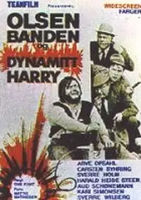 Plakat filmu Olsen-banden og Dynamitt-Harry