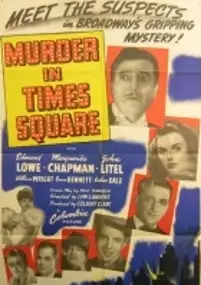 Plakat filmu Murder in Times Square