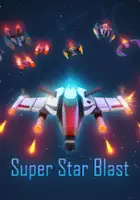 plakat gry Super Star Blast