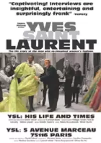 Plakat filmu Yves Saint Laurent 5 avenue Marceau 75116 Paris