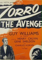 plakat filmu Zorro, the Avenger