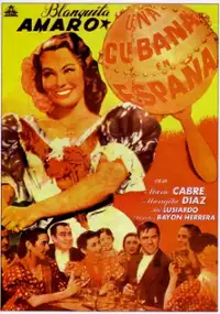 Plakat filmu Una Cubana en Espana