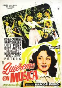 Plakat filmu Quiéreme con música