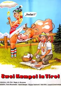 Plakat filmu Dwóch kumpli w Tyrolu