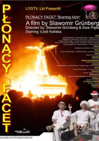 Plakat filmu Płonący facet