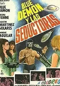 Plakat filmu Blue Demon contra las invasoras