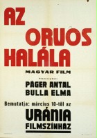 plakat filmu Az Orvos halála
