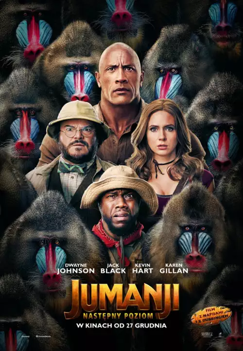 plakat filmu Jumanji: Następny poziom