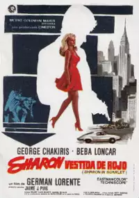 Plakat filmu Sharon vestida de rojo