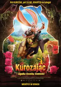 Plakat filmu Kurozając i zagadka Chomika Ciemności