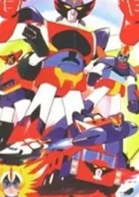 Plakat serialu Chogattai Majutsu Robot Ginguiser